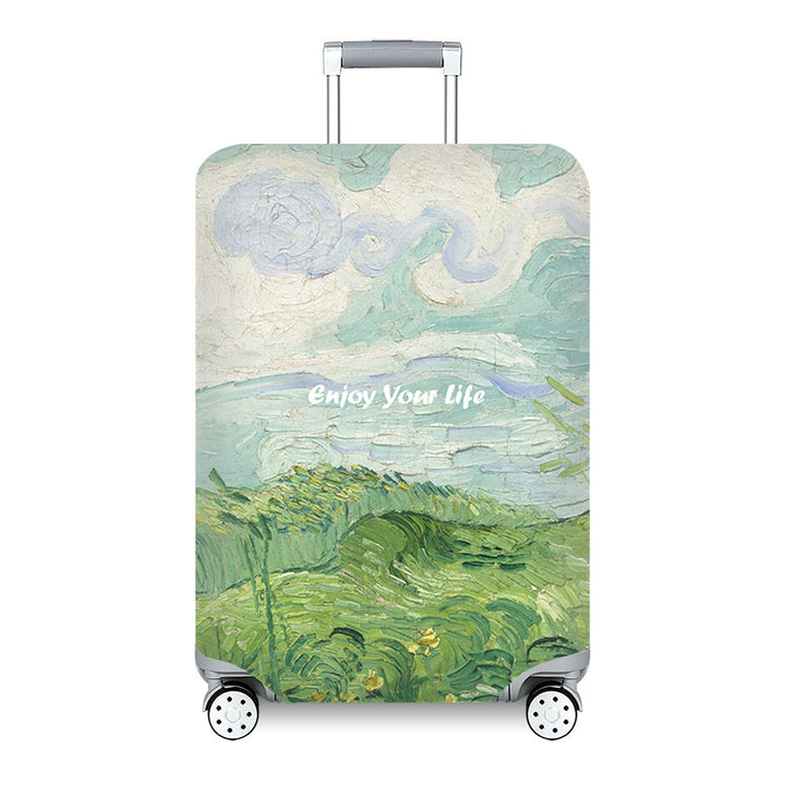 Women's Travel Suitcase with Colorful Floral Design Bowlift