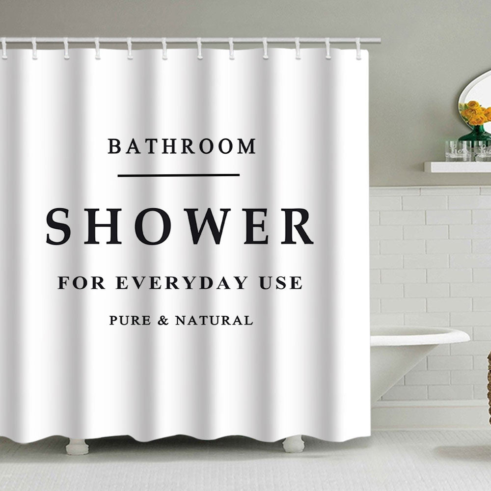 Elegant Bathroom Shower Curtain Bowlift