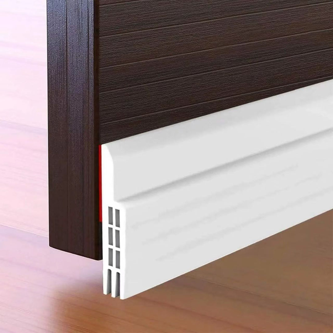 Self-Adhesive Flexible Door Sweep Weatherproof Seal Strip Bowlift