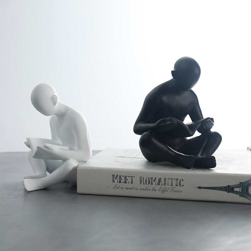 Reading Figurine