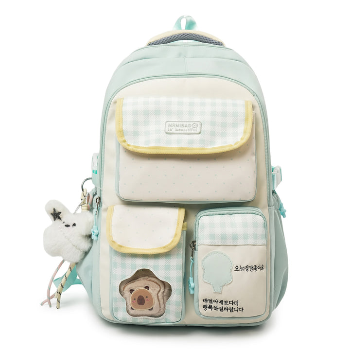 Cute Character Design School Backpack Bowlift