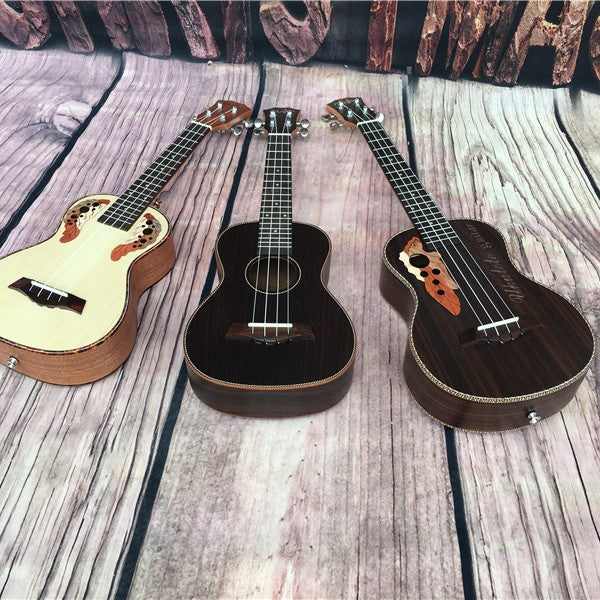 23-Inch Rainbow Body Ukulele Bowlift