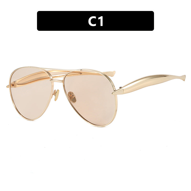 Women's pilot sunglasses with elegant accents and protective UV filter Bowlift