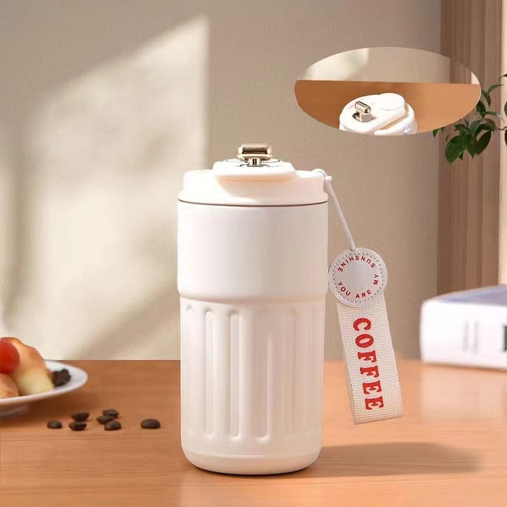 Unisex insulated coffee mug with practical lid Bowlift