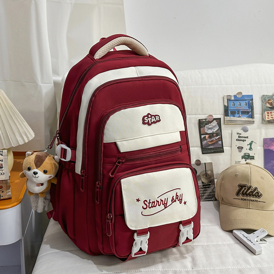 Stylish Multi-Compartment School Backpack