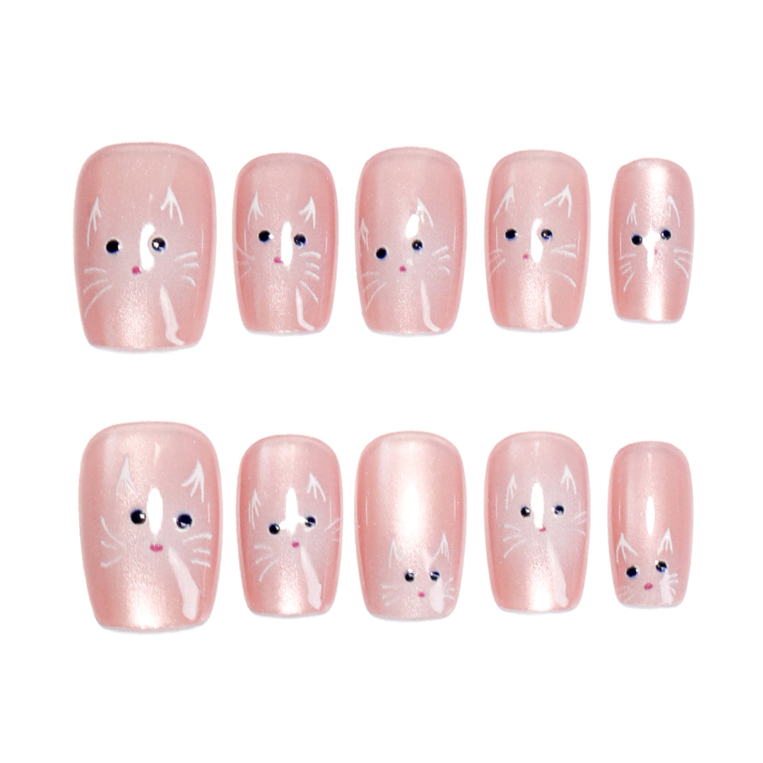Artful nail art with cute rabbit motif Bowlift