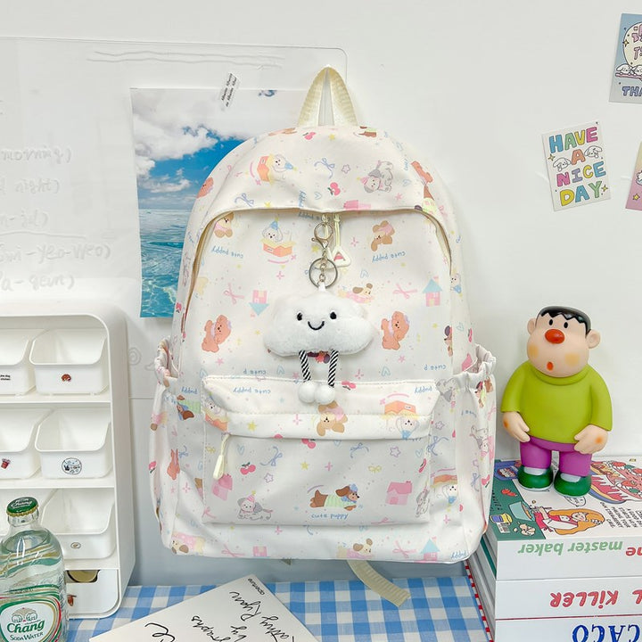 Cute Cartoon Animal Print Backpack