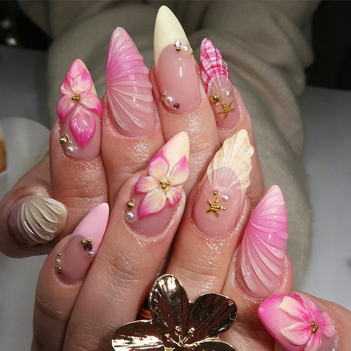 Flower-Inspired Press-On Nail Collection Bowlift