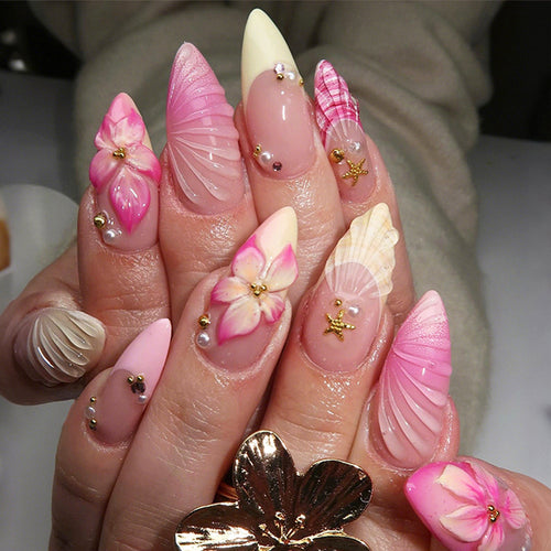 Flower-Inspired Press-On Nail Collection Bowlift