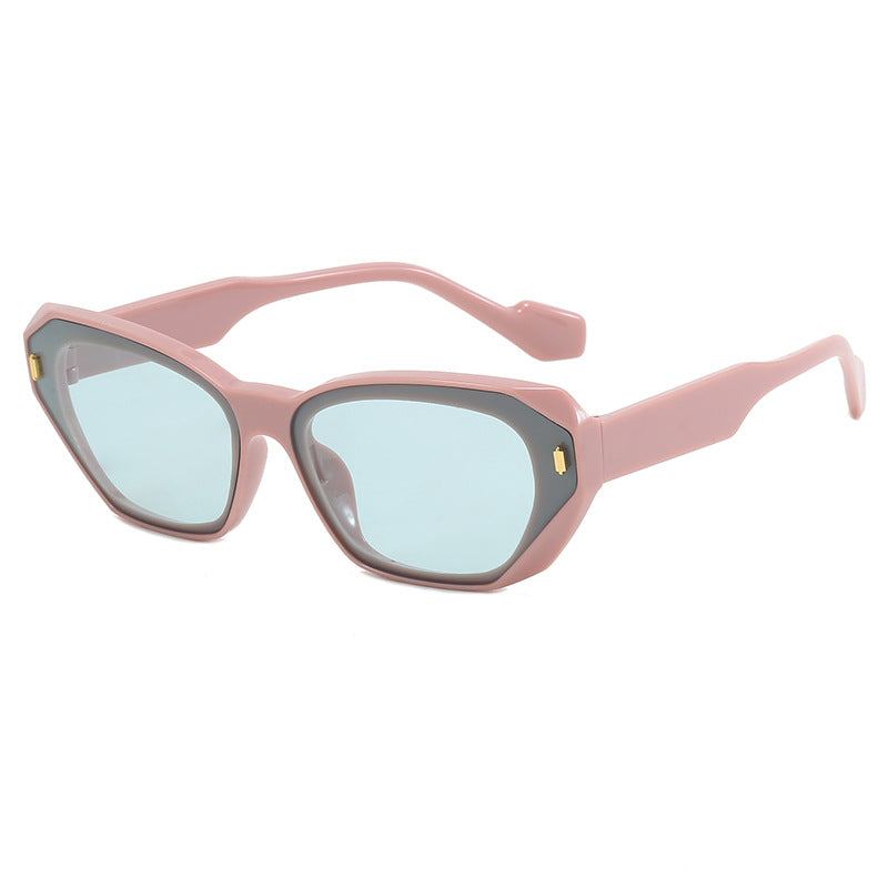 Women futuristic diamond sunglasses Bowlift