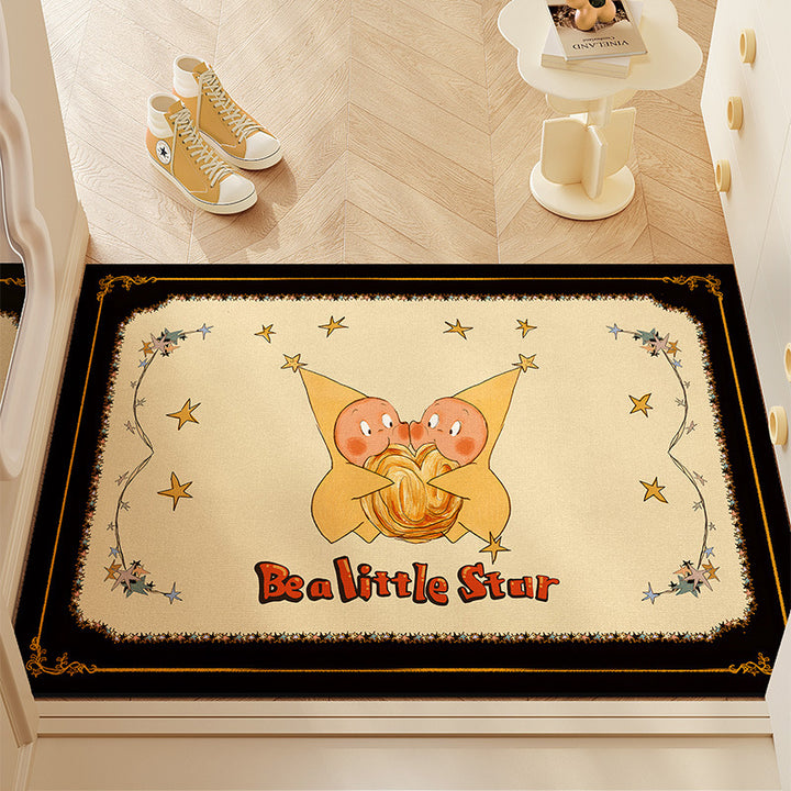 Whimsical Fortune Cookie Welcome Mat