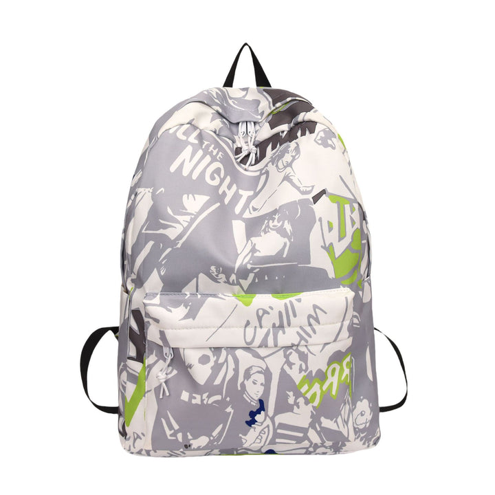 Graphic Print Drawstring Backpack Bowlift