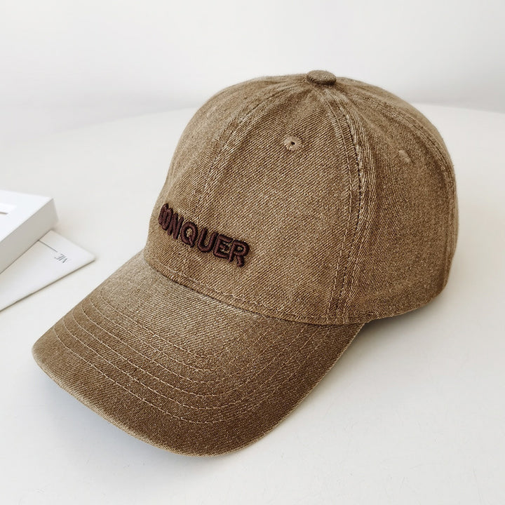 Women's Embroidered Casual Denim Cap Bowlift