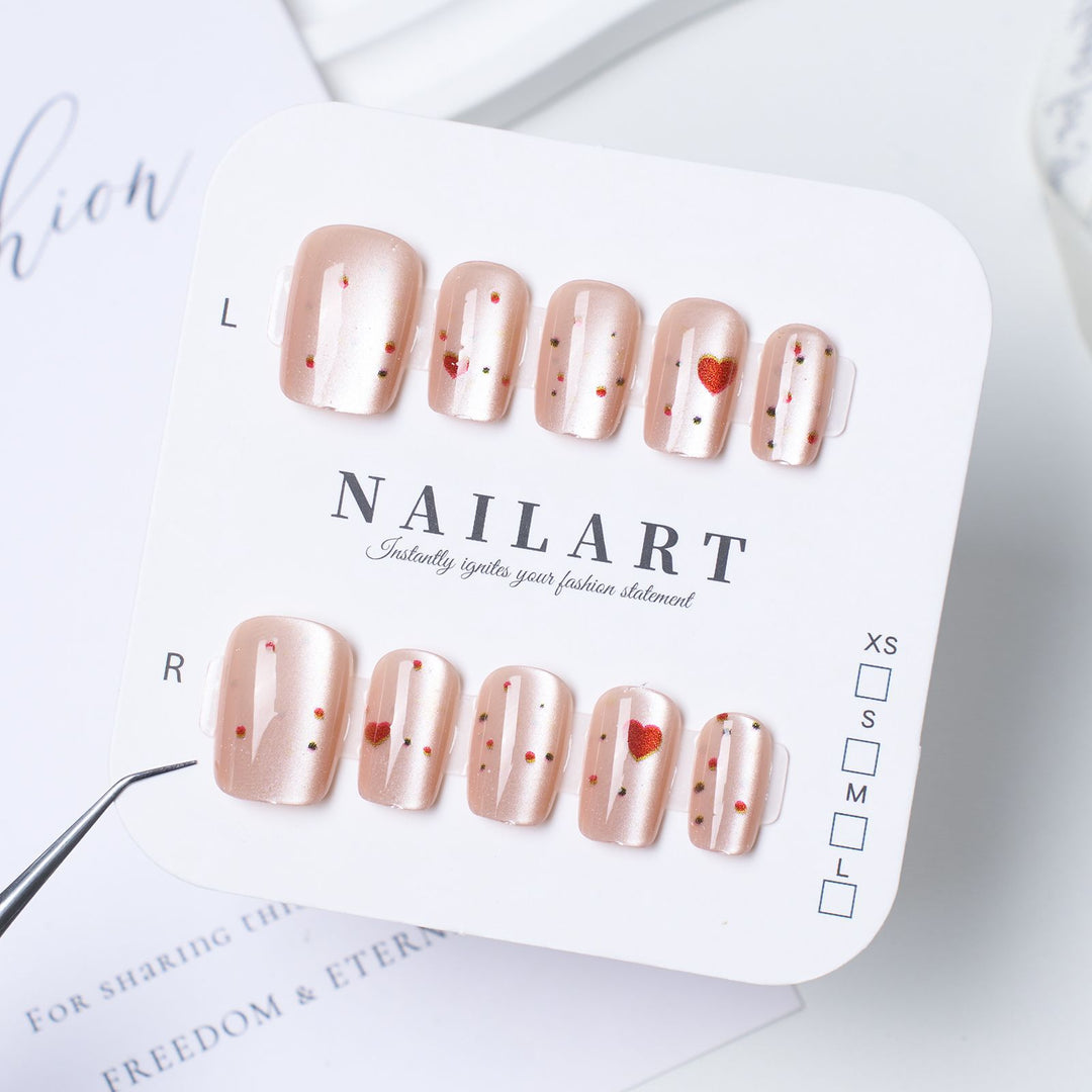 Artificial Nails in Stylish Ombre Design Bowlift