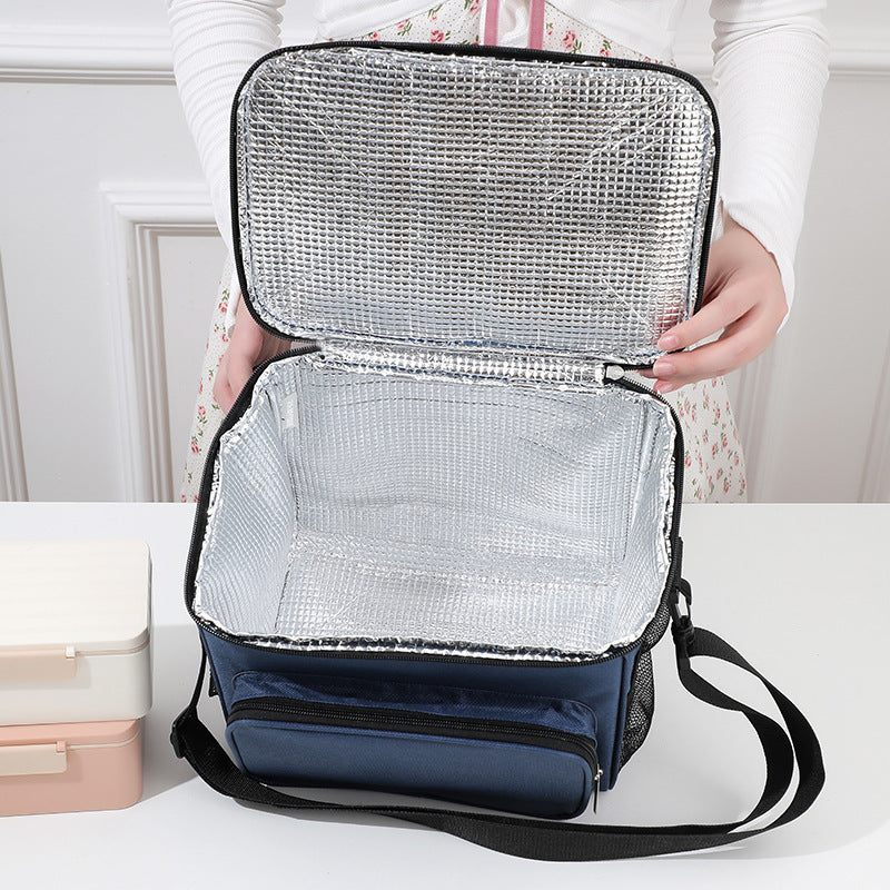 Insulated cooler bag with practical compartments Bowlift