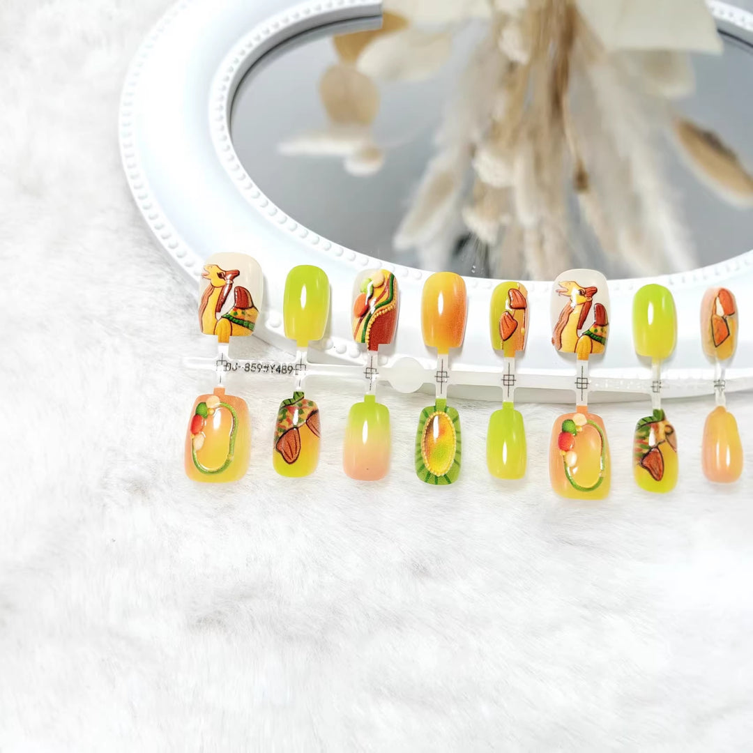 Creative Nail Art Artificial Nails Bowlift