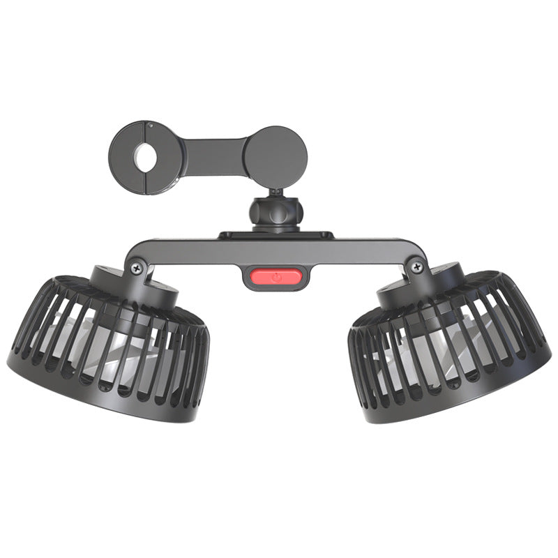 Dual-Head Portable Air Circulator Fan Bowlift