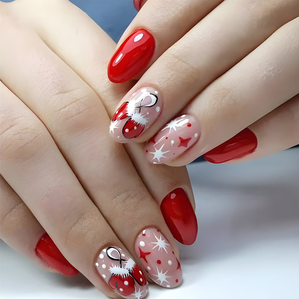 Creative Holiday-Themed Nail Art Set Bowlift