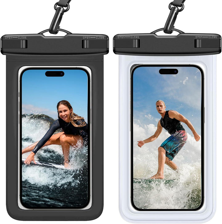 Waterproof smartphone bag with safety closure Bowlift
