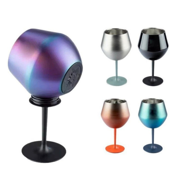 Unisex Insulated Stainless Steel Wine Cup Bowlift