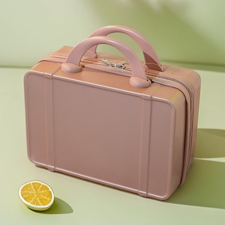 compact hard-shell cosmetic and travel vanity case with dual top handles Bowlift