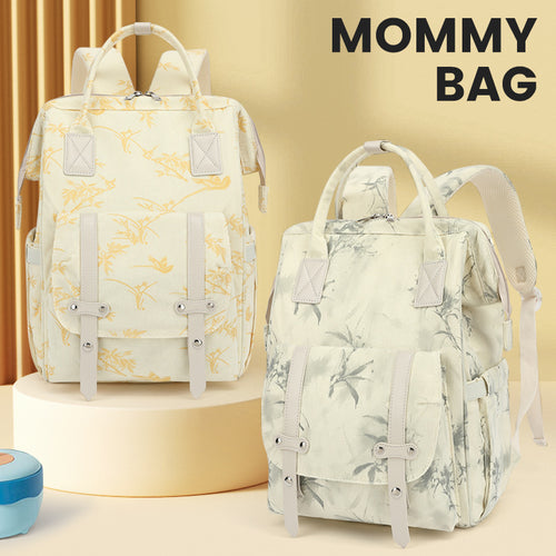 Stylish Floral Print Backpack Bowlift