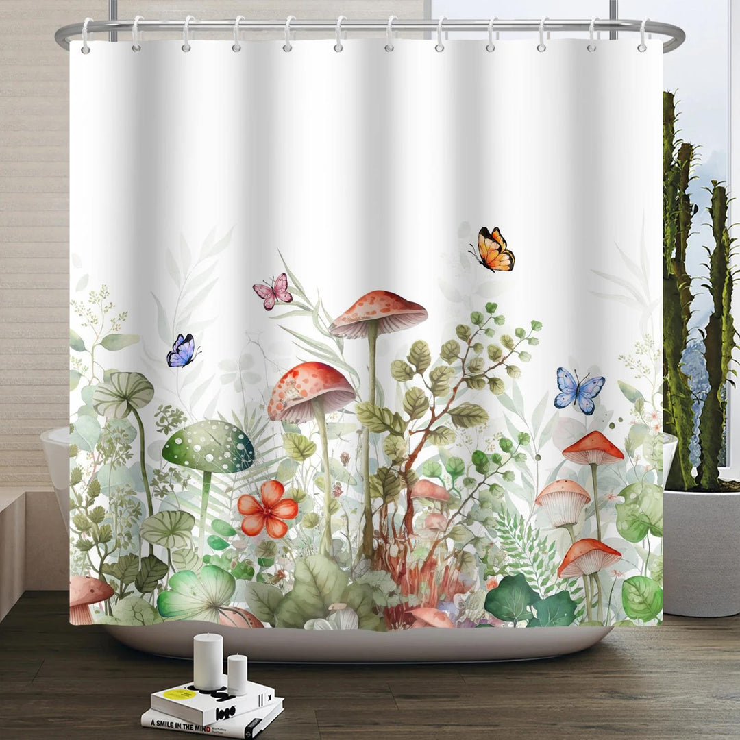 Botanical Garden Shower Curtain Bowlift