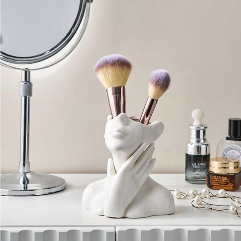 Artistic Hand-Formed Flower Vase