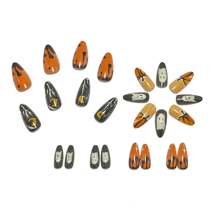 Artificial nails with creative Halloween design Bowlift