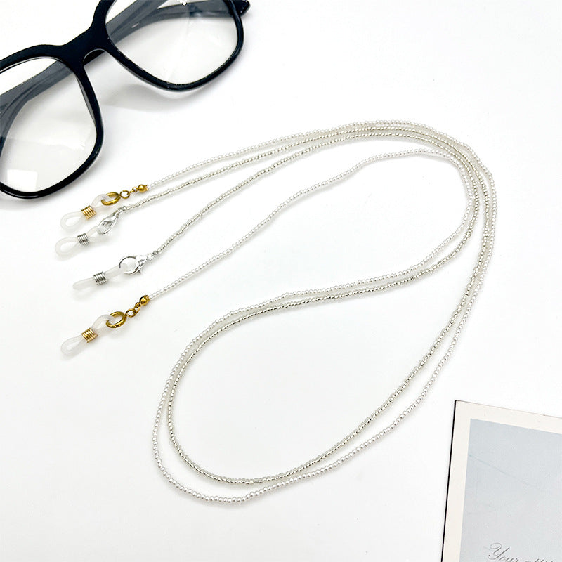 Beaded Eyewear Retainer Chain Bowlift