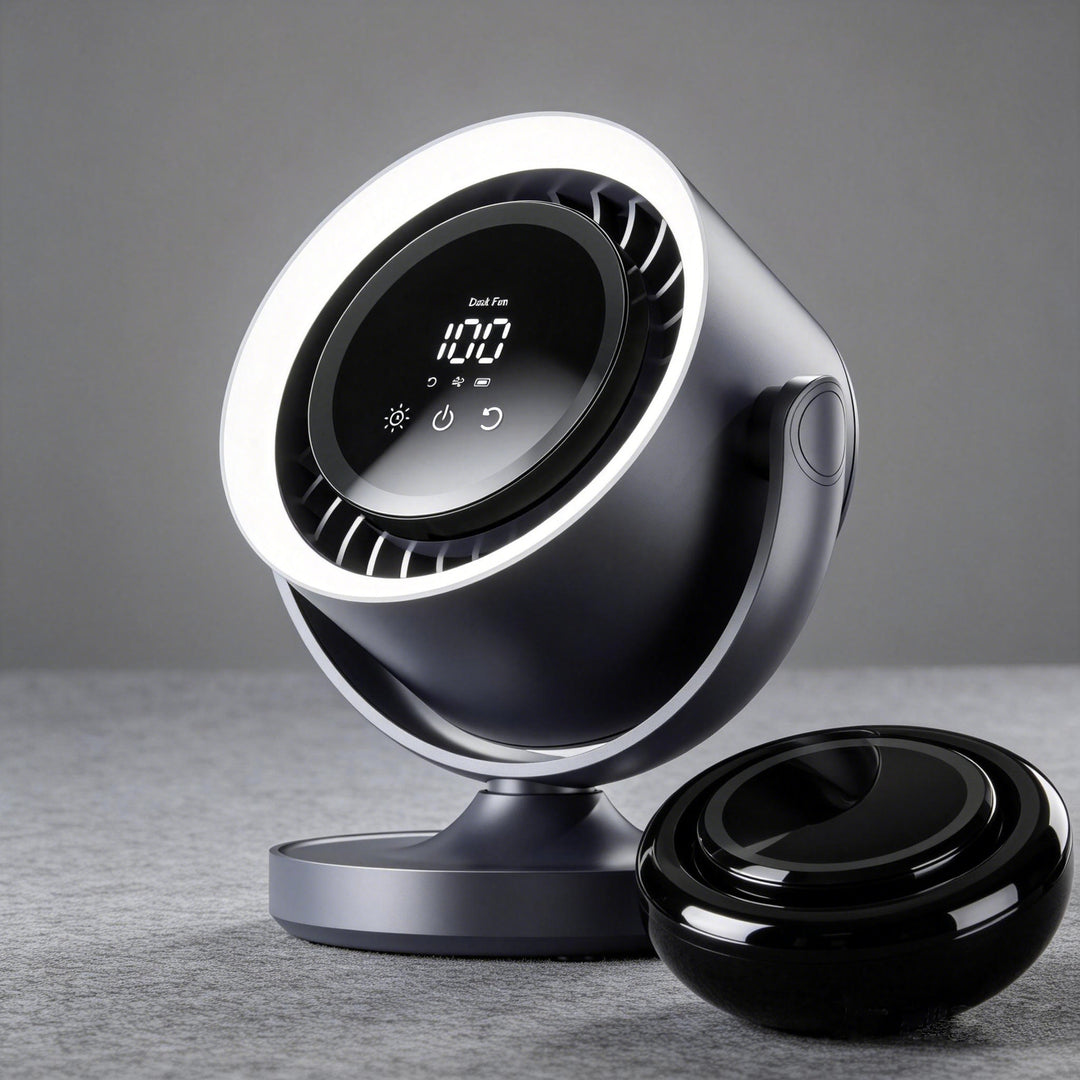 Women's table fan with digital control Bowlift