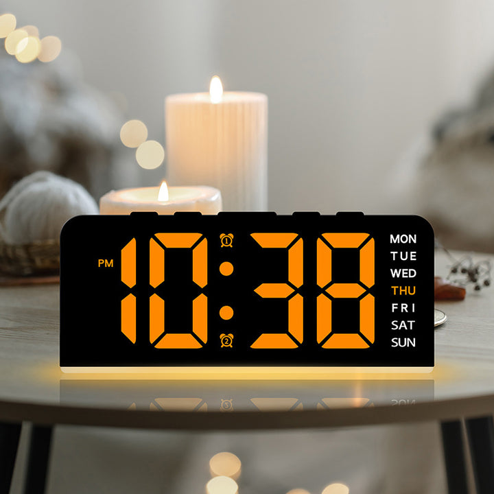 Digital LED alarm clock with color change Bowlift