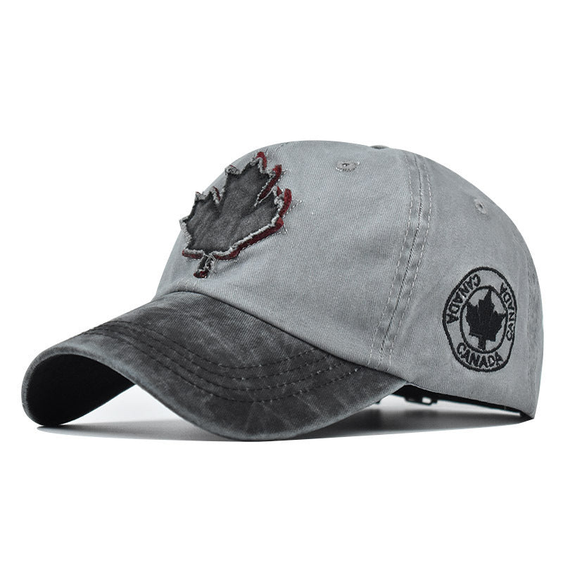 Women's Distressed Canvas Baseball Cap Bowlift