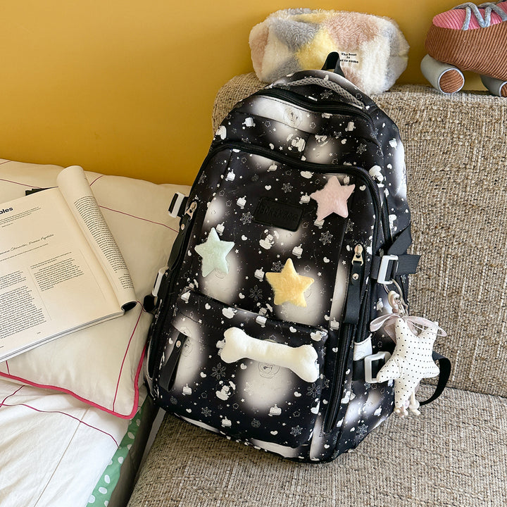Artistic Patterned Backpack Bowlift