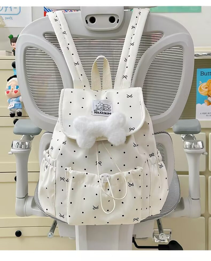 Playful Polka Dot Mini Backpack