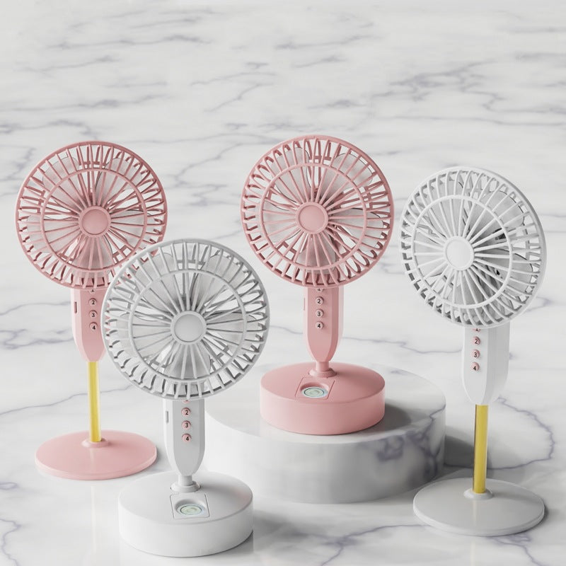 Women Portable Desktop Fan with Flexible Tilt Angle Bowlift