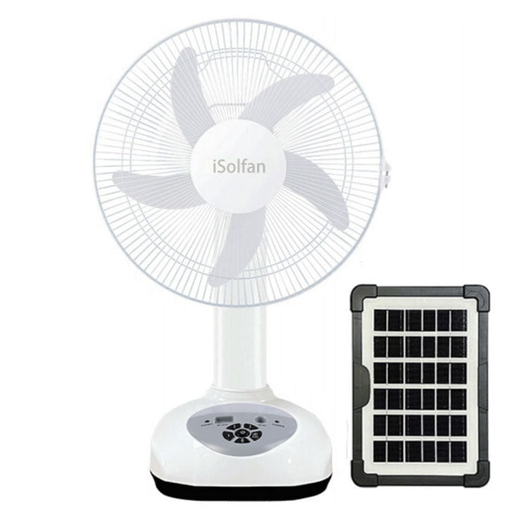 Ladies Solar-Powered Stand Fan with Smart Control and Multiple Speed Modes Bowlift