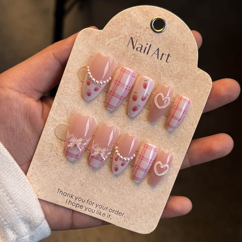 Elegant Press-On Nail Art Bowlift