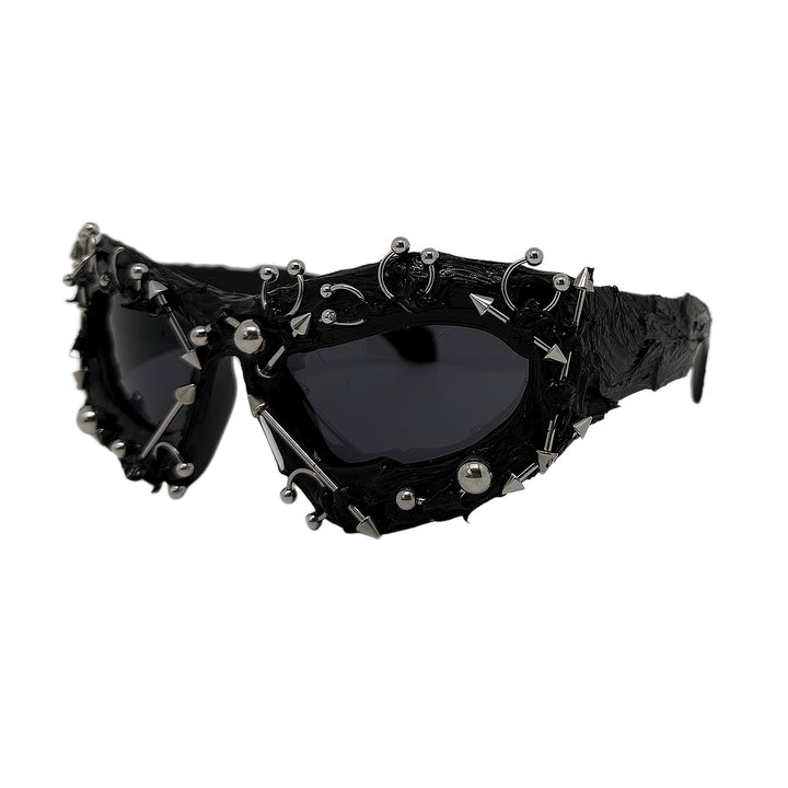Ladies fashionable sports sunglasses with pointed details Bowlift