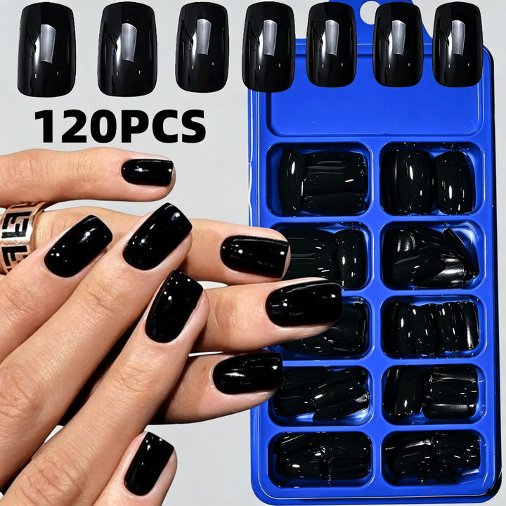 Elegant Press-On Nail Set Bowlift
