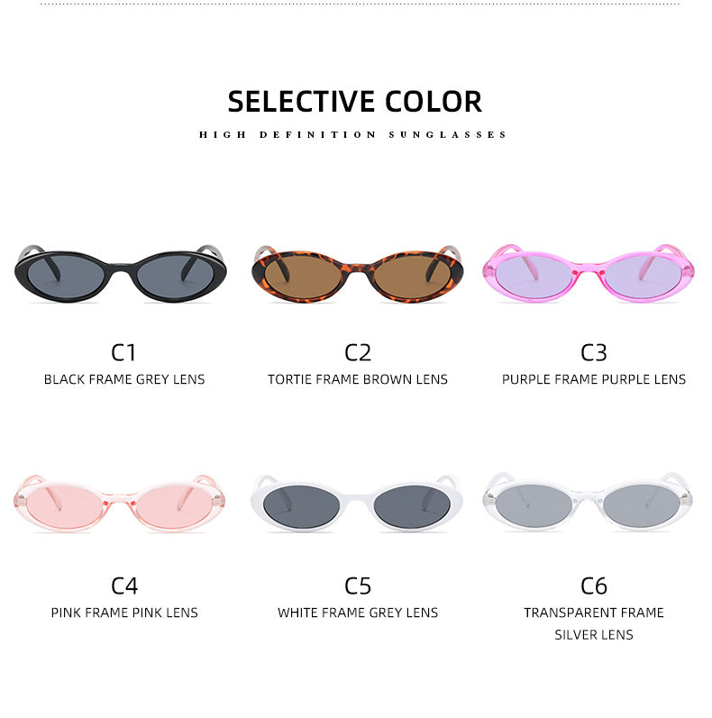 Women's fashionable sunglasses in contemporary oval design Bowlift