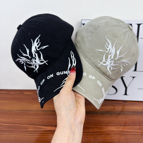 Men's Embroidered Graphic Baseball Cap Bowlift