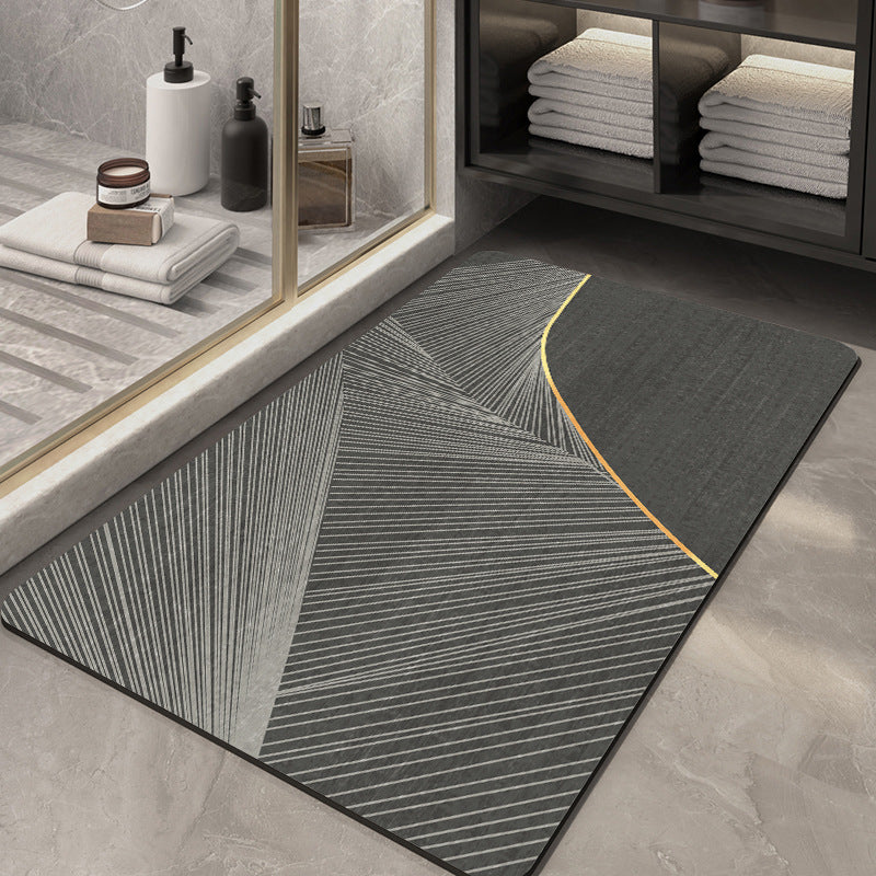 Geometric Abstract Bath Mat Bowlift