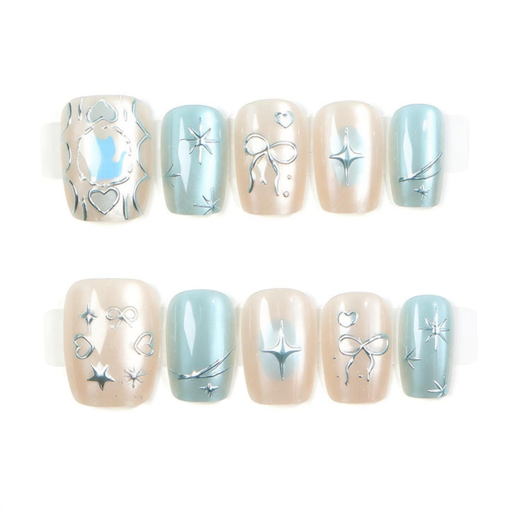 Artistic Themed Press-On Nail Art Set Bowlift