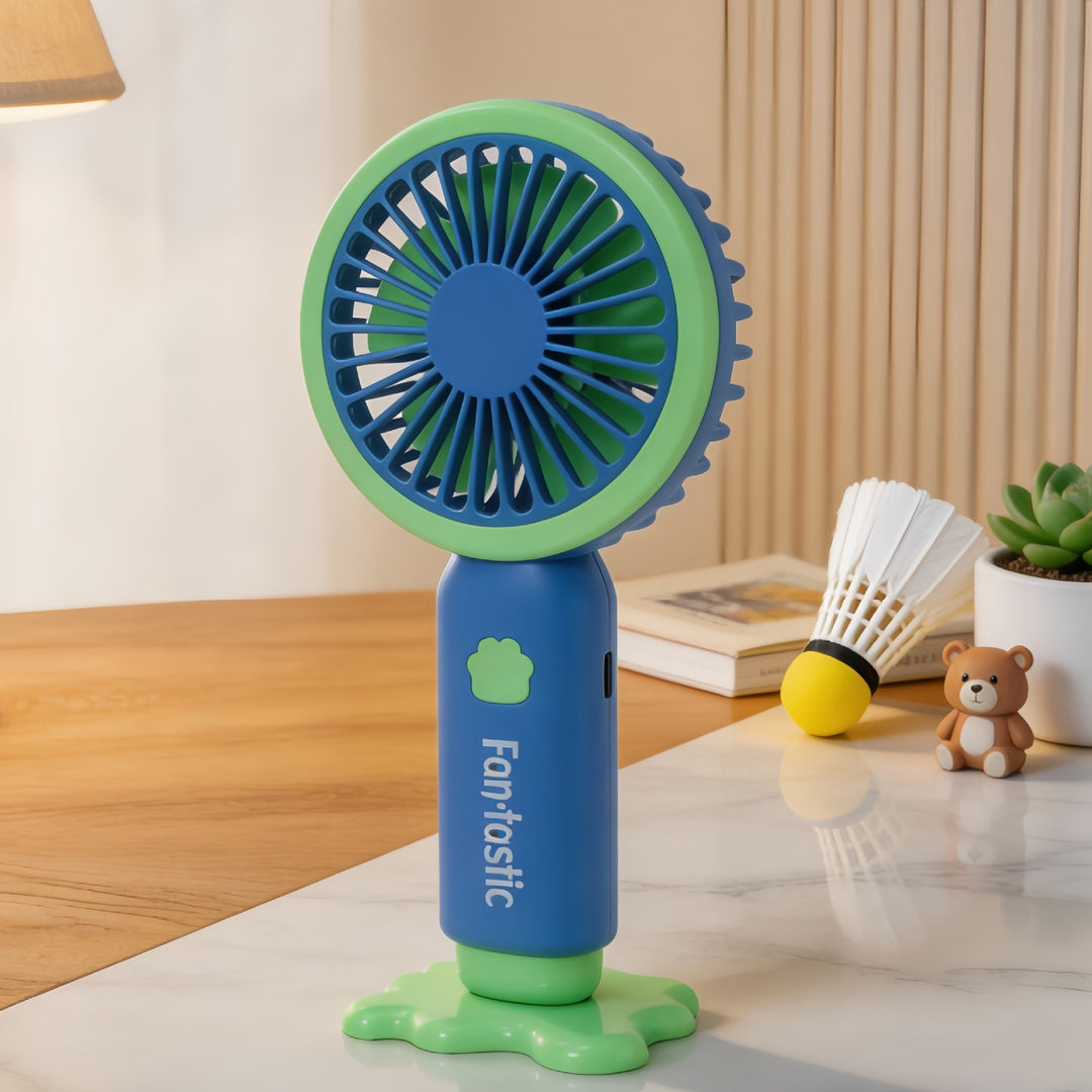 Women's Portable Mini Fan with Spray Function and USB Charging Option Bowlift