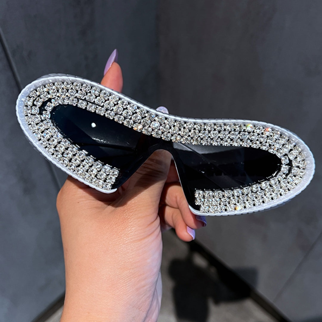 Ladies Glamorous Sunglasses with Sparkling Crystal Frame Bowlift 1780939152