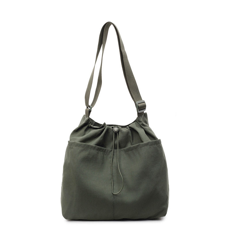 Adjustable Drawstring Shoulder Bag Bowlift