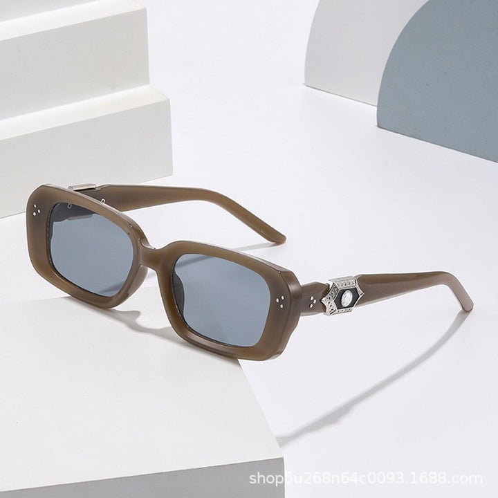 Sophisticated Wide Square Frame Sunglasses