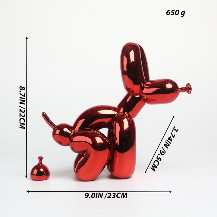 Decorative Dog Figure Bowlift