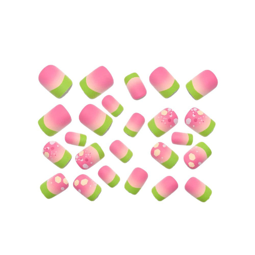 Creative gradient color nails Bowlift